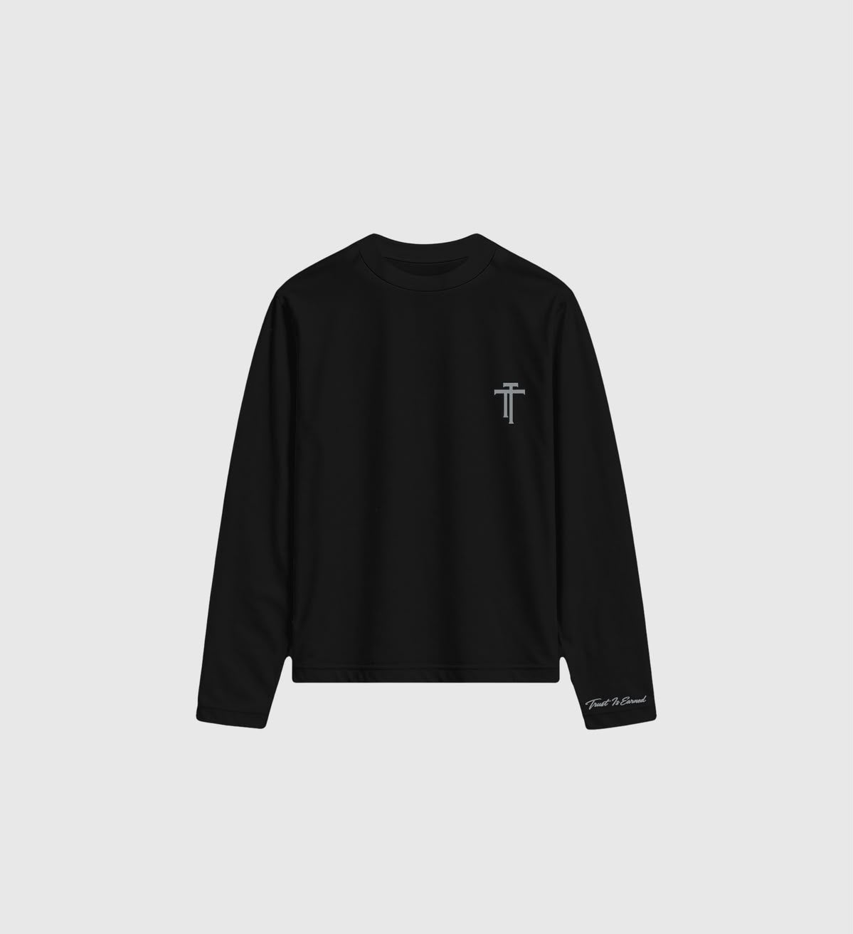 INITIAL LONGSLEEEVE BLACK